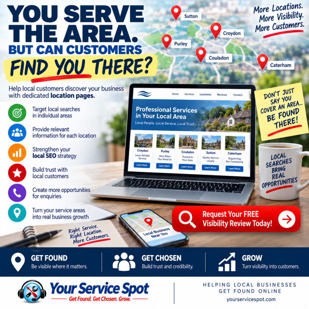 Location pages for local SEO and local business visibility