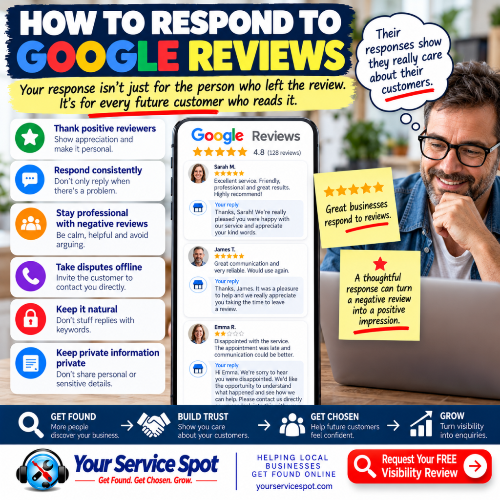 How to respond to Google reviews professionally