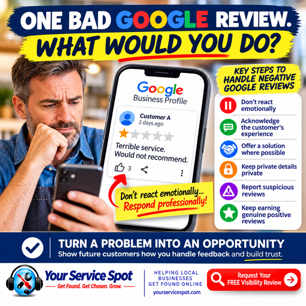 Negative Google reviews and reputation management tips for local businesses